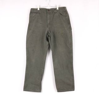 ディッキーズ(Dickies)のディッキーズ ワークパンツ ペインターパンツ リラックスフィット ロゴ ボトムス アメリカ古着 メンズ 36×32サイズ グレー Dickies(その他)