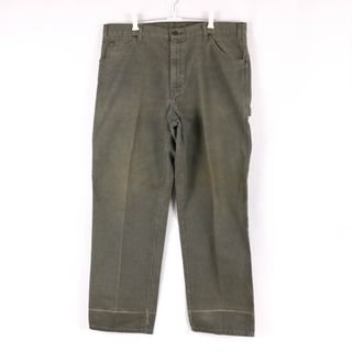 ディッキーズ(Dickies)のディッキーズ ワークパンツ ペインターパンツ ロゴ ボトムス 大きいサイズ コットン100% メンズ 38×32サイズ グレー Dickies(その他)