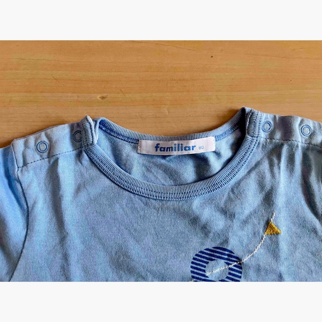 familiar(ファミリア)のfamiliar Tシャツ　80 キッズ/ベビー/マタニティのベビー服(~85cm)(Ｔシャツ)の商品写真