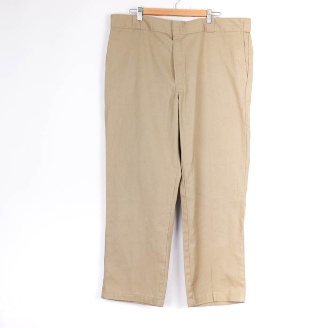 ディッキーズ ワークパンツ ペインターパンツ オリジナルフィット ストレート ロゴ 大きいサイズ メンズ 36×30サイズ ベージュ Dickies