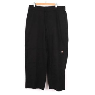 ディッキーズ(Dickies)のディッキーズ ペインターパンツ ワークパンツ ワンポイントロゴ ボトムス アメリカ古着 メンズ 34×32サイズ ブラック Dickies(その他)