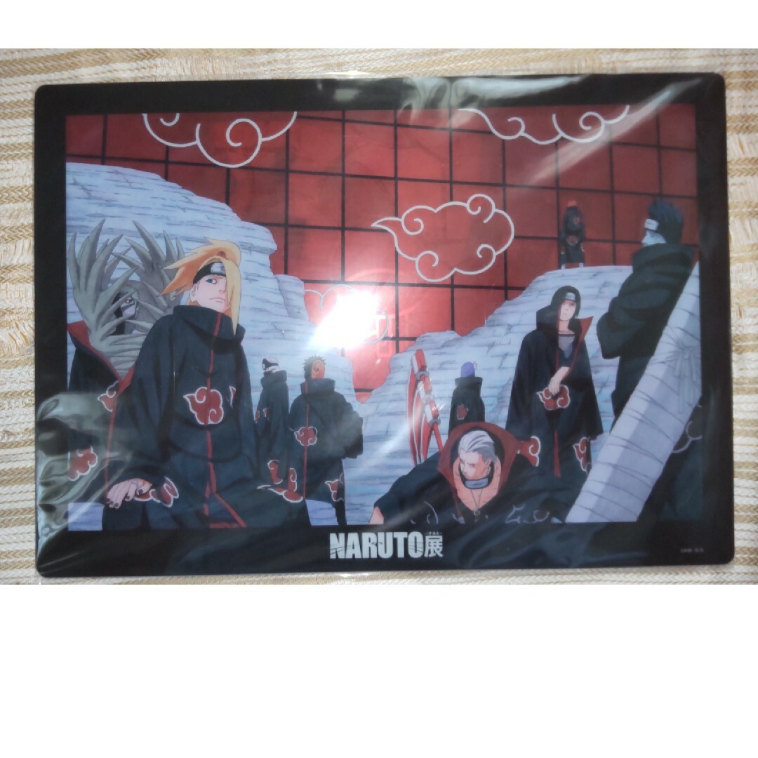 ナルト展　NARUTO　ナルト　下敷き　暁セット エンタメ/ホビーのアニメグッズ(その他)の商品写真