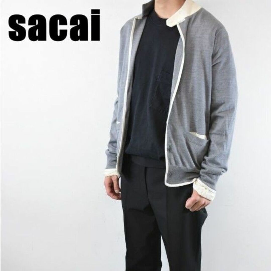 MN BO0015 sacai サカイ ストレッチ生地 シングル レイヤード