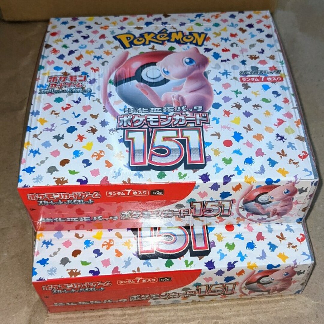 ポケモン - 新品未開封 ポケモンカード 151 2BOX シュリンク付きの通販