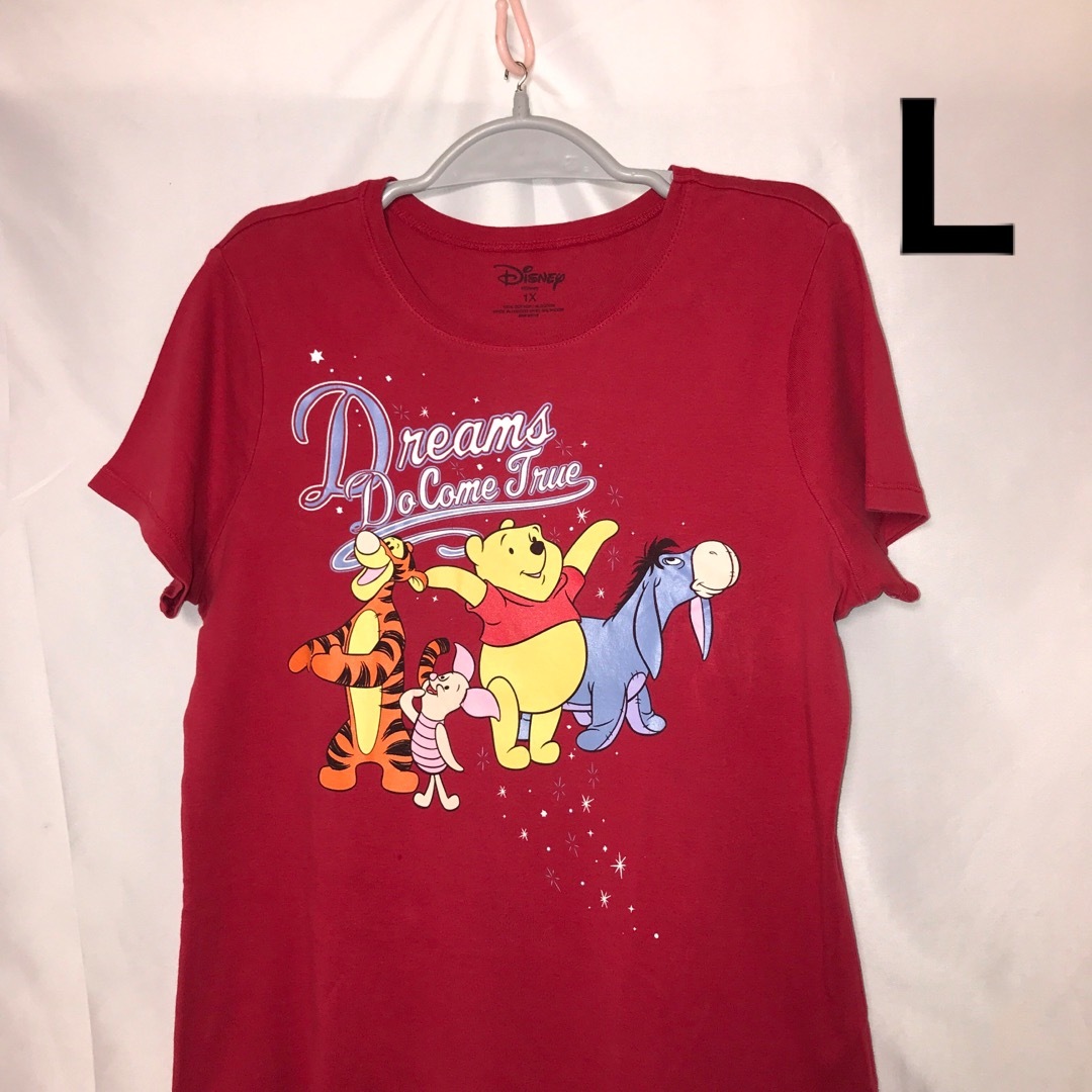 Disney(ディズニー)のDisney プリントtシャツ Ｌ レディースのトップス(Tシャツ(半袖/袖なし))の商品写真