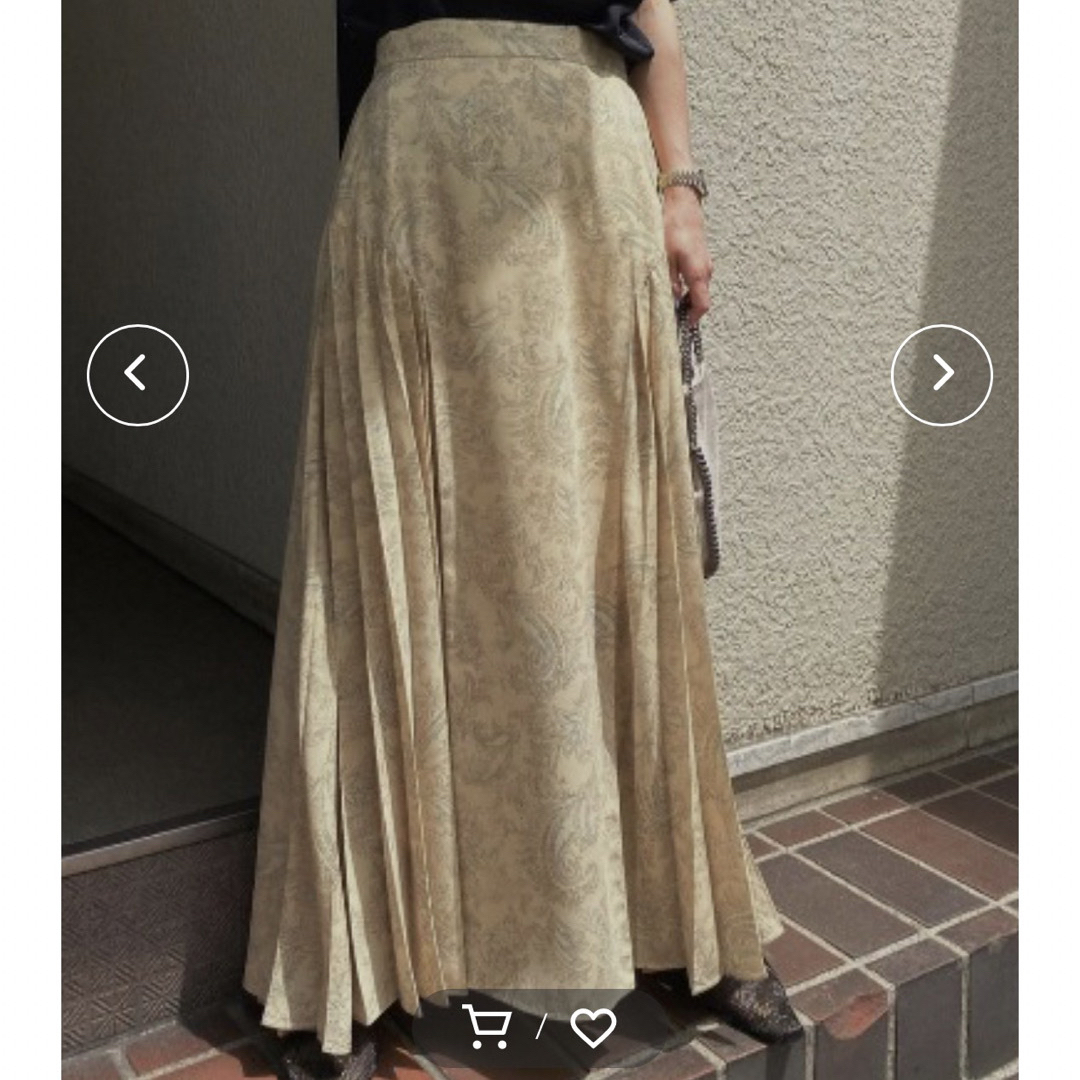 Ameri VINTAGE(アメリヴィンテージ)の値下げしました！アメリビンテージ　ペイズリー柄スカート レディースのスカート(ロングスカート)の商品写真