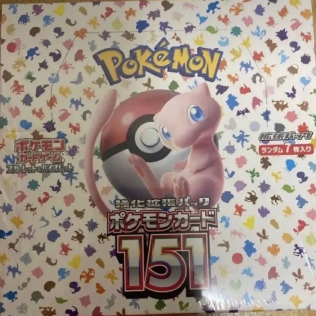 ポケモンカード151 ボックス ポケカ BOX シュリンク付き