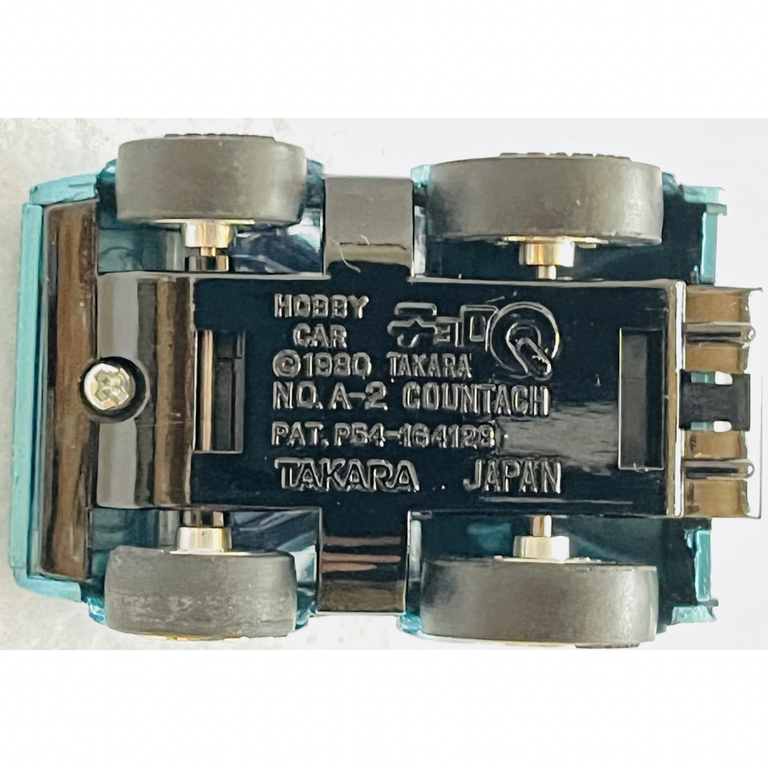 超美品 稀少品 チョロQ 日本製 カウンタック ターコイズメタリック 1台