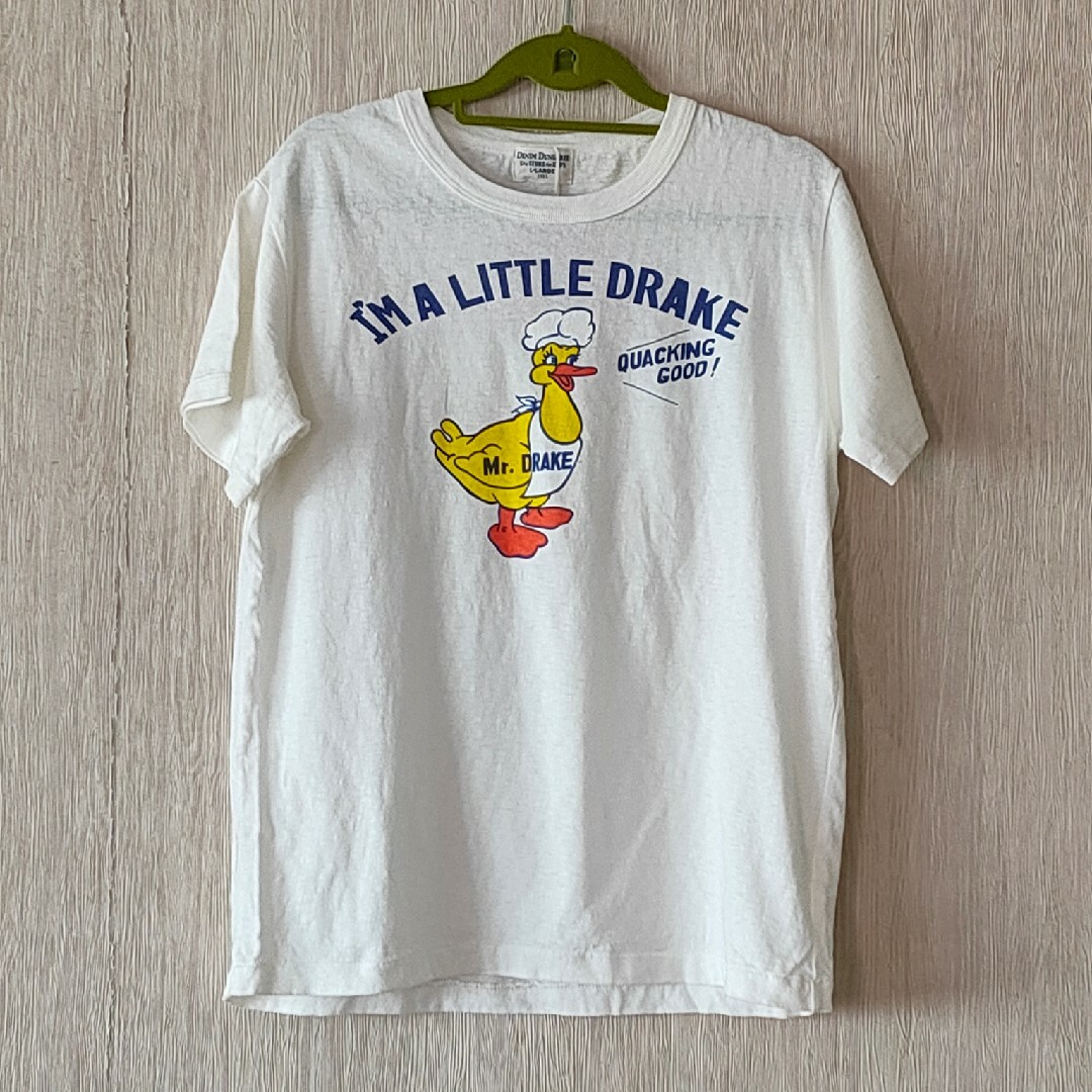 デニムダンガリービンテージトンプキン天竺　LITTLE DRAKE Tシャツ