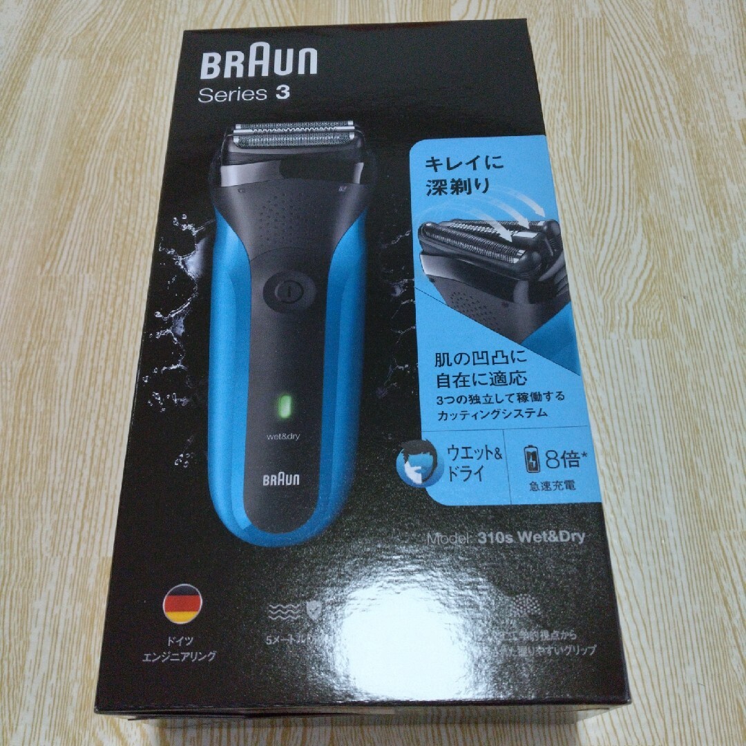 BRAUN 3枚刃 メンズ電気シェーバー 310S