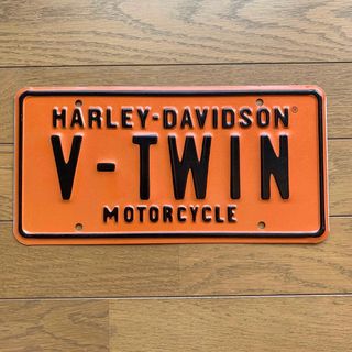 ハーレーダビットソン　V-TWIN ナンバープレート(その他)