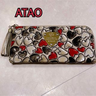 アタオ(ATAO)の専用ATAO  長財布　ワルツ・ハッピーヴィトロ・キャトル　プラチナグラス(財布)