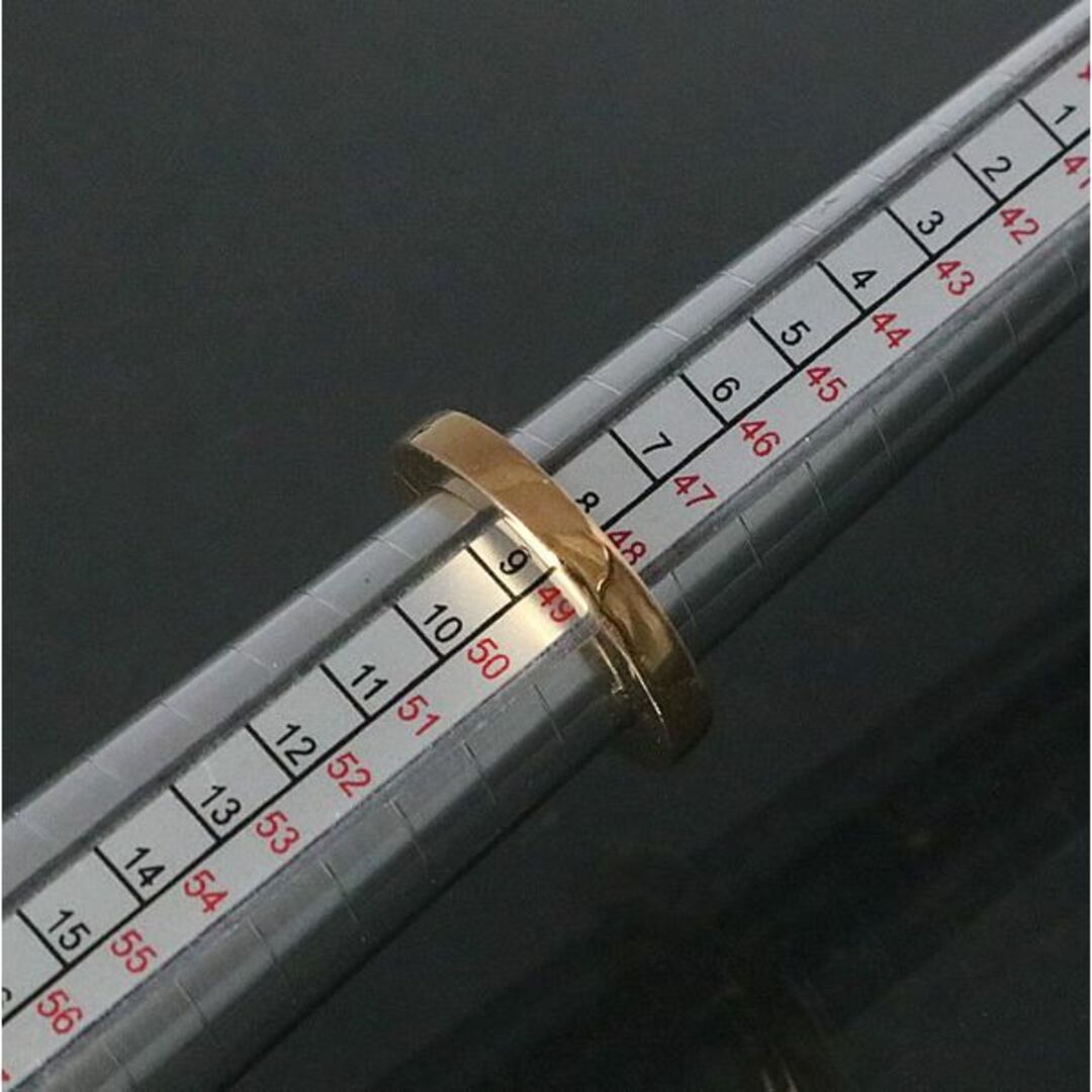 銀座店 クロムハーツ 22K スペーサー3mm 指輪 ゴールド約9号 89796 3