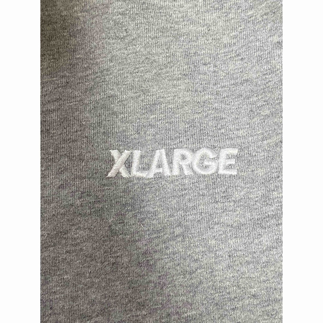 美品　XLARGE グレー　パーカー　サイズM フード付き 3