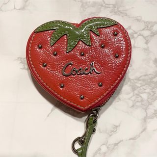 コーチ(COACH)のcoach コーチ　コインケース　ミニ　いちご　キーホルダー　せどり(コインケース)