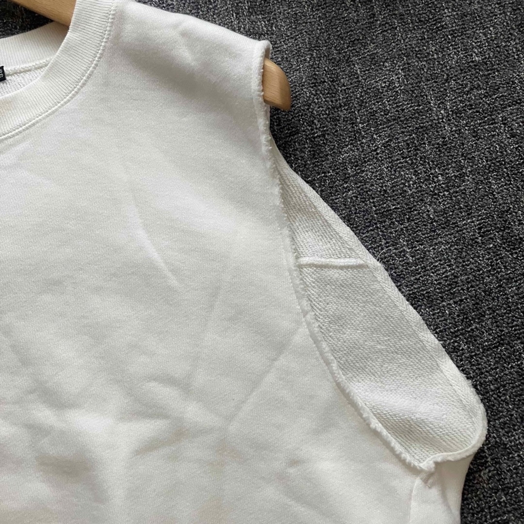 DRESSLAVE ドレスレイブ コットンウラケタンクトップ ホワイト 38