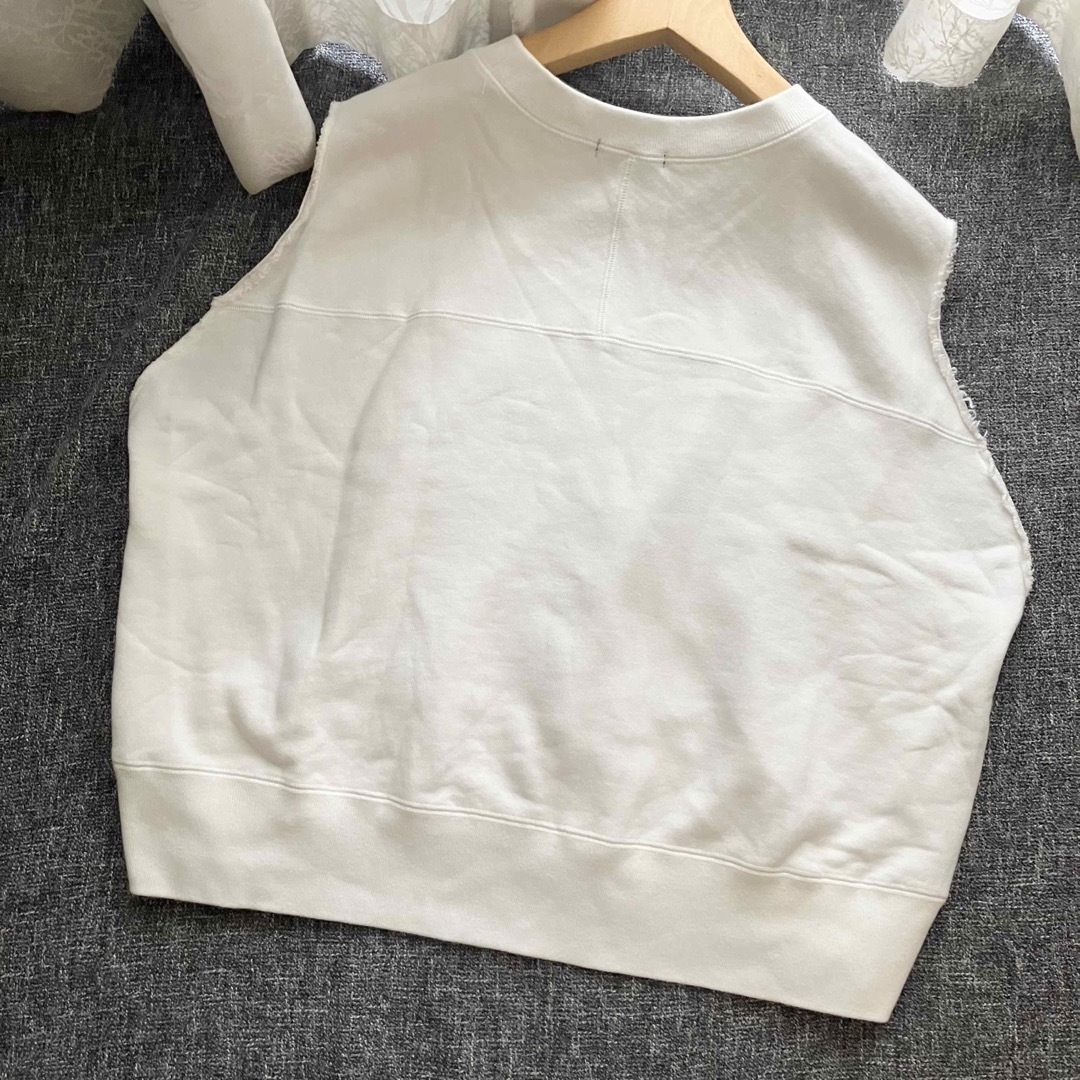 DRESSLAVE ドレスレイブ コットンウラケタンクトップ ホワイト 38