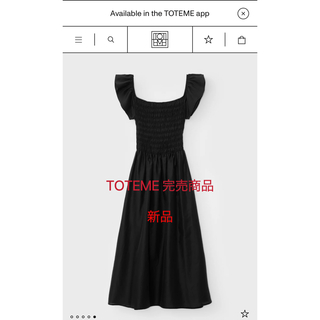 トーテム(TOTEME)のTOTEME smock ドレス(ロングワンピース/マキシワンピース)