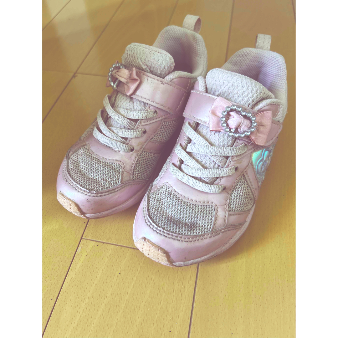 SYUNSOKU（ACHILESS）(シュンソク)の瞬足　19㎝　ピンク キッズ/ベビー/マタニティのキッズ靴/シューズ(15cm~)(スニーカー)の商品写真