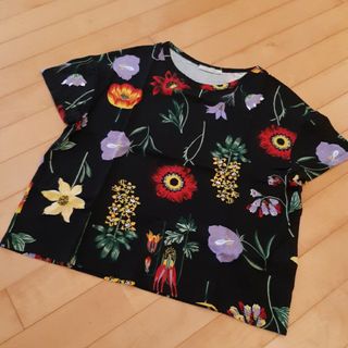 ザラ(ZARA)のZARA 花柄半袖Tシャツ·S(Tシャツ(半袖/袖なし))