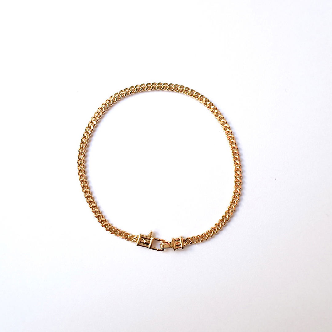 TOM WOOD - 新品正規品 tom wood curb ブレスレットM ゴールドの通販