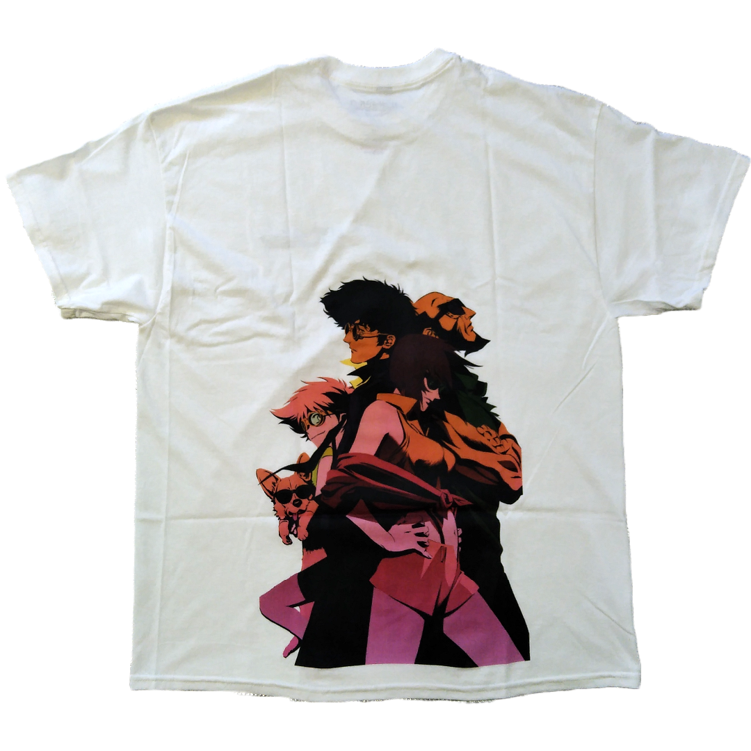 カウボーイビバップ Tシャツ M 実寸はXLサイズぐらい 白 アニメTシャツ * | フリマアプリ ラクマ