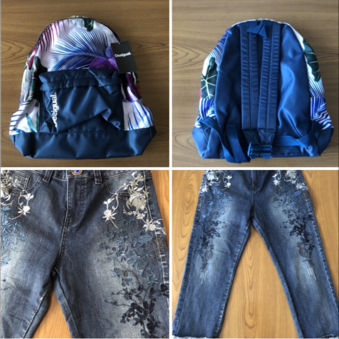 DESIGUAL(デシグアル)の『専用』DESIGUALデシグアルのジーンズ&バックパック2点 レディースのパンツ(デニム/ジーンズ)の商品写真