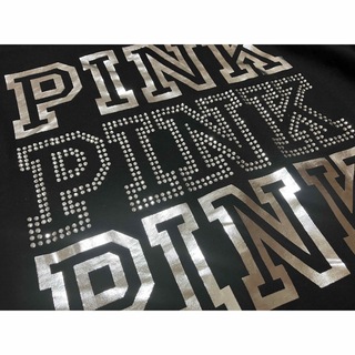 PINK / Tシャツ長袖　ブラック(Tシャツ(長袖/七分))