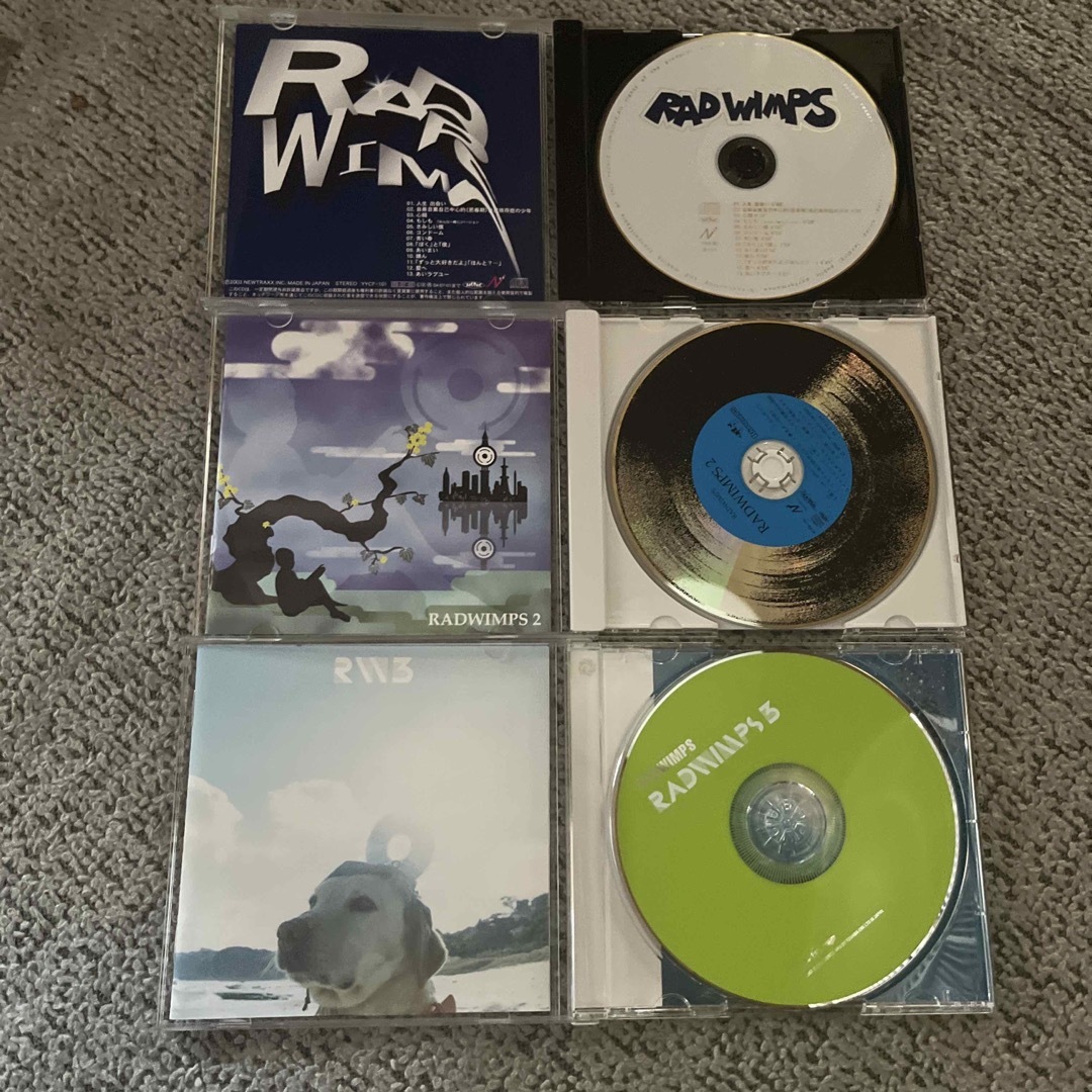 RADWIMPS 1stアルバム　2nd 3rd アルバム3枚セットCD