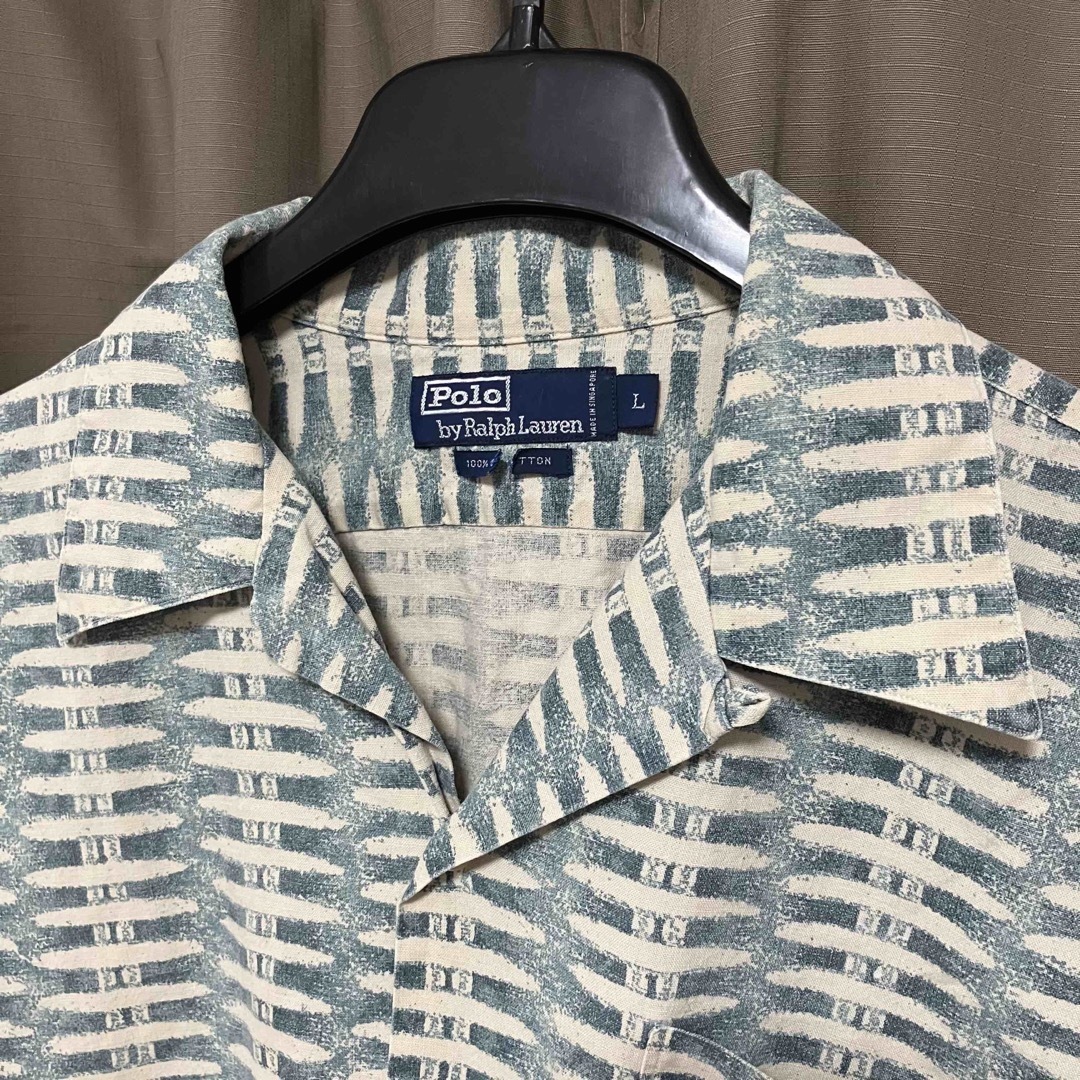 POLO RALPH LAUREN(ポロラルフローレン)のポロ ラルフローレン 総柄シャツ オープンカラーシャツヴィンテージ L メンズのトップス(シャツ)の商品写真