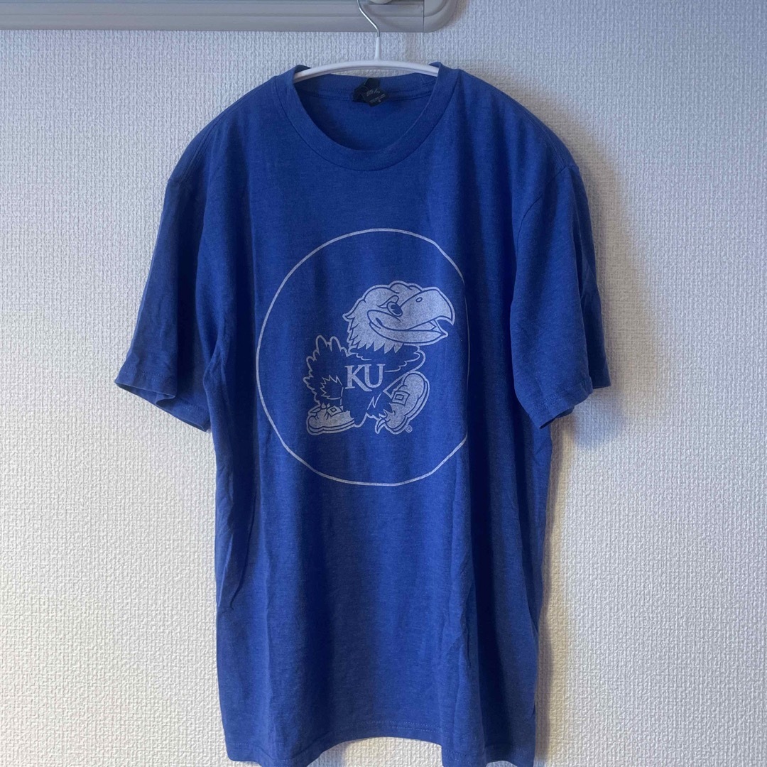 カンザス大学　Tシャツ　ブルー メンズのトップス(Tシャツ/カットソー(半袖/袖なし))の商品写真