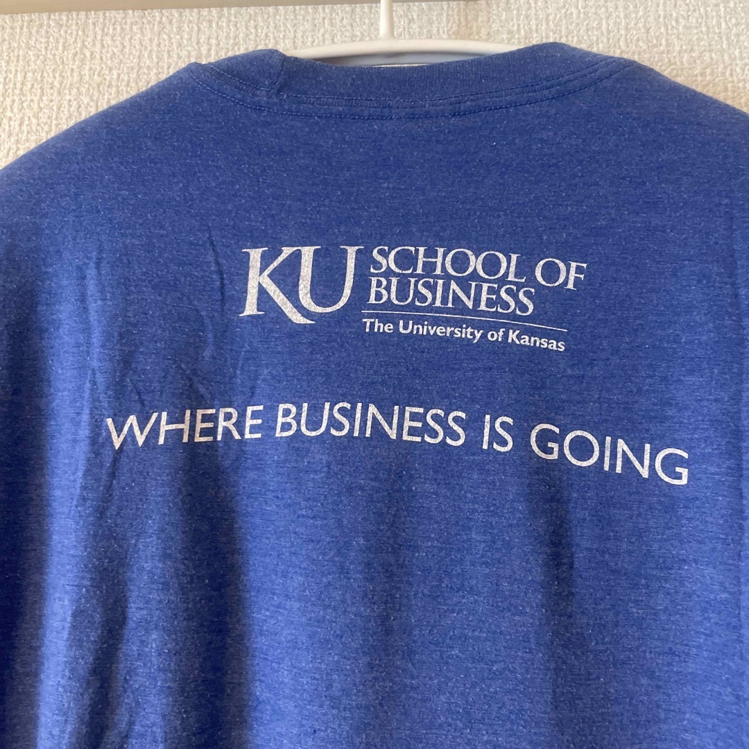 カンザス大学　Tシャツ　ブルー メンズのトップス(Tシャツ/カットソー(半袖/袖なし))の商品写真