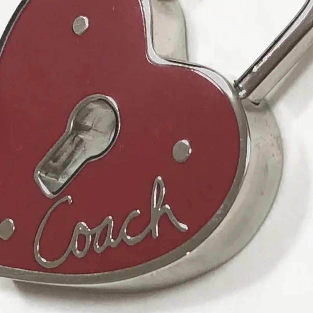 新品 未使用 コーチ キーホルダー ハートパドロック 本物92118 COACH 1