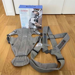 ベビービョルン(BABYBJORN)のBABY BJORN BABY CARRIER MINI 抱っこ紐　グレー(抱っこひも/おんぶひも)