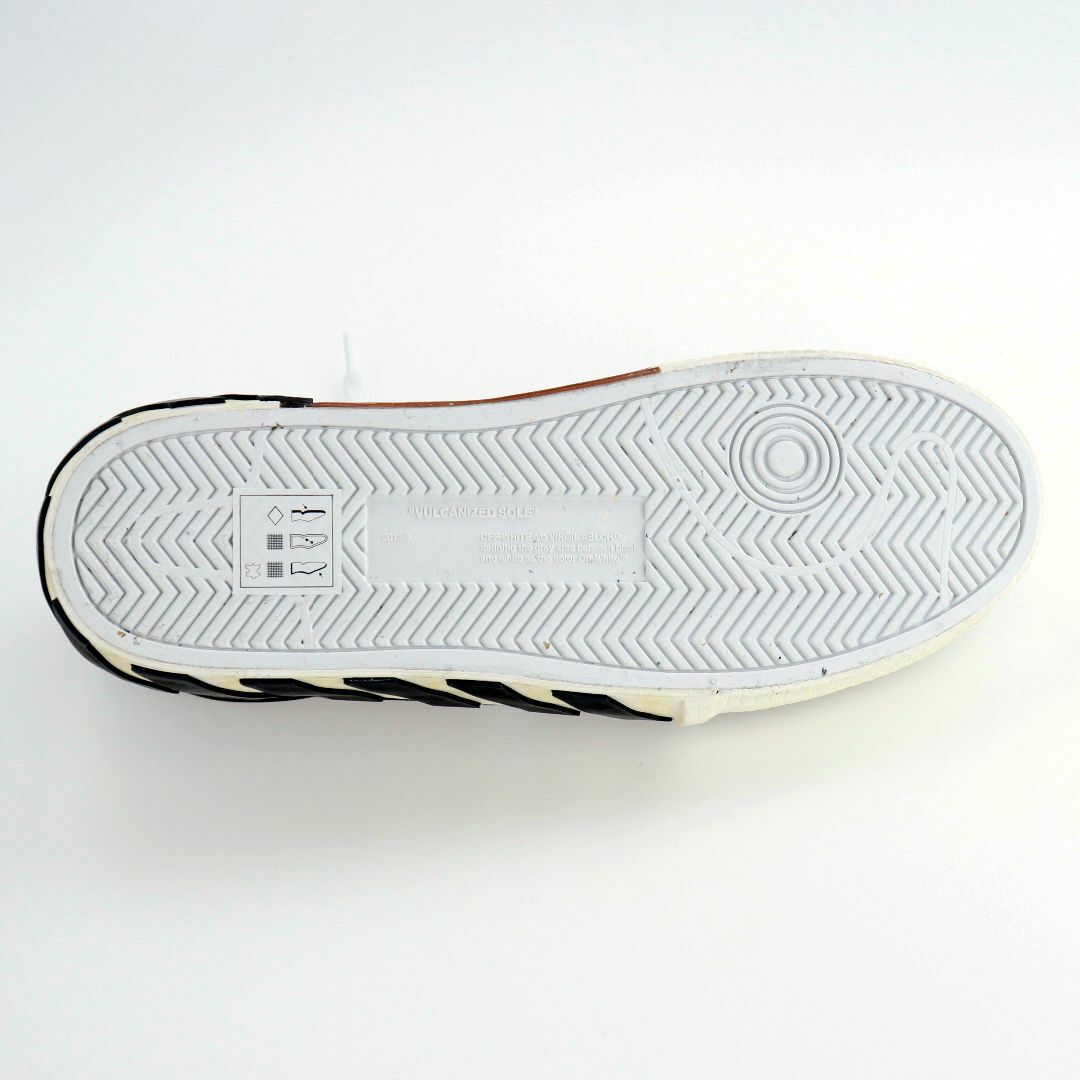 OFF-WHITE(オフホワイト)のオフホワイト スニーカー ローカット 41サイズ ブラック コットン 靴 メンズ メンズの靴/シューズ(スニーカー)の商品写真