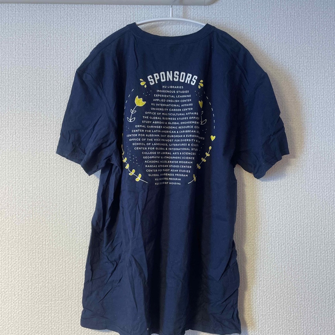 カンザス大学　Tシャツ　ネイビー メンズのトップス(Tシャツ/カットソー(半袖/袖なし))の商品写真