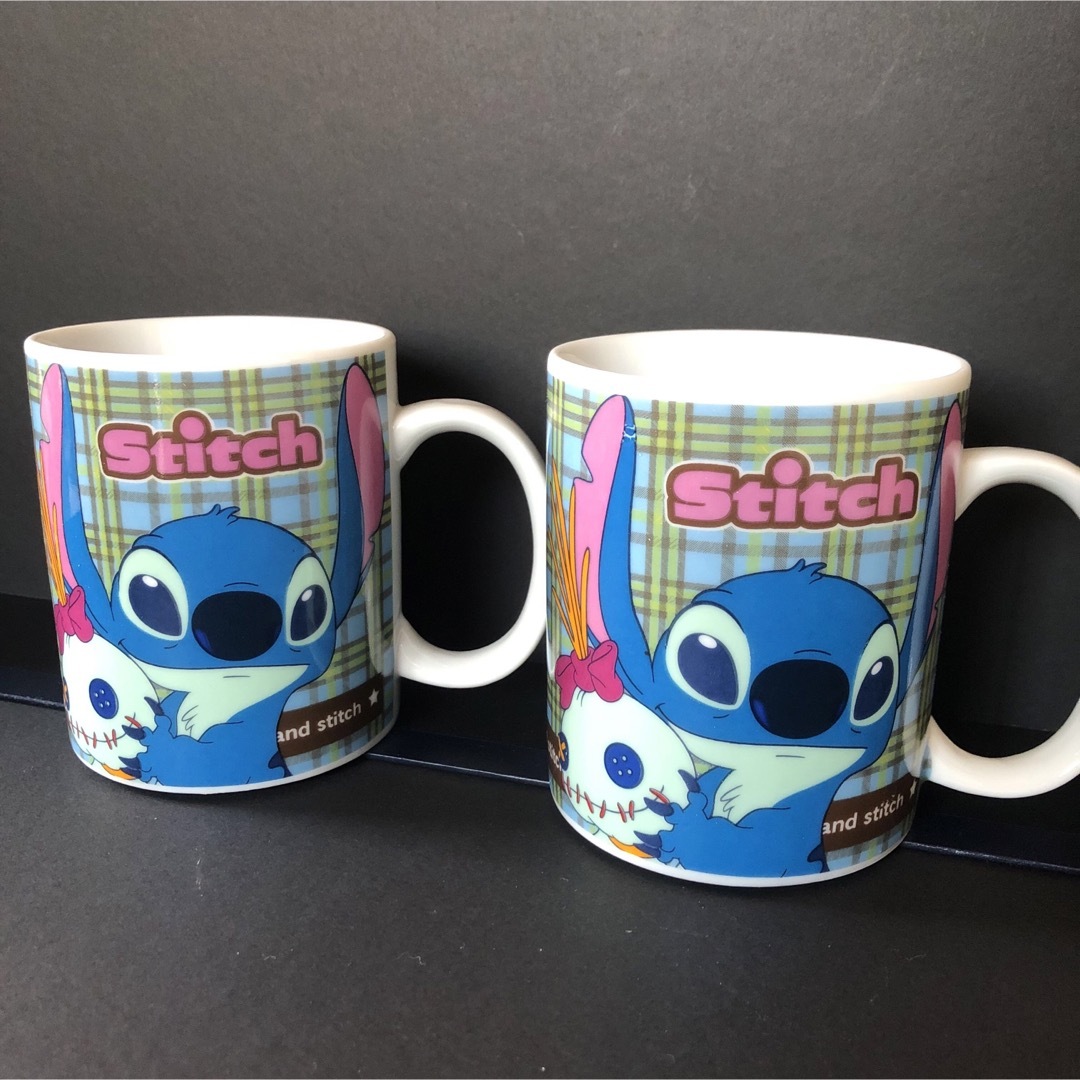 STITCH(スティッチ)の【未使用】スティッチ　ペアマグカップ インテリア/住まい/日用品のキッチン/食器(グラス/カップ)の商品写真