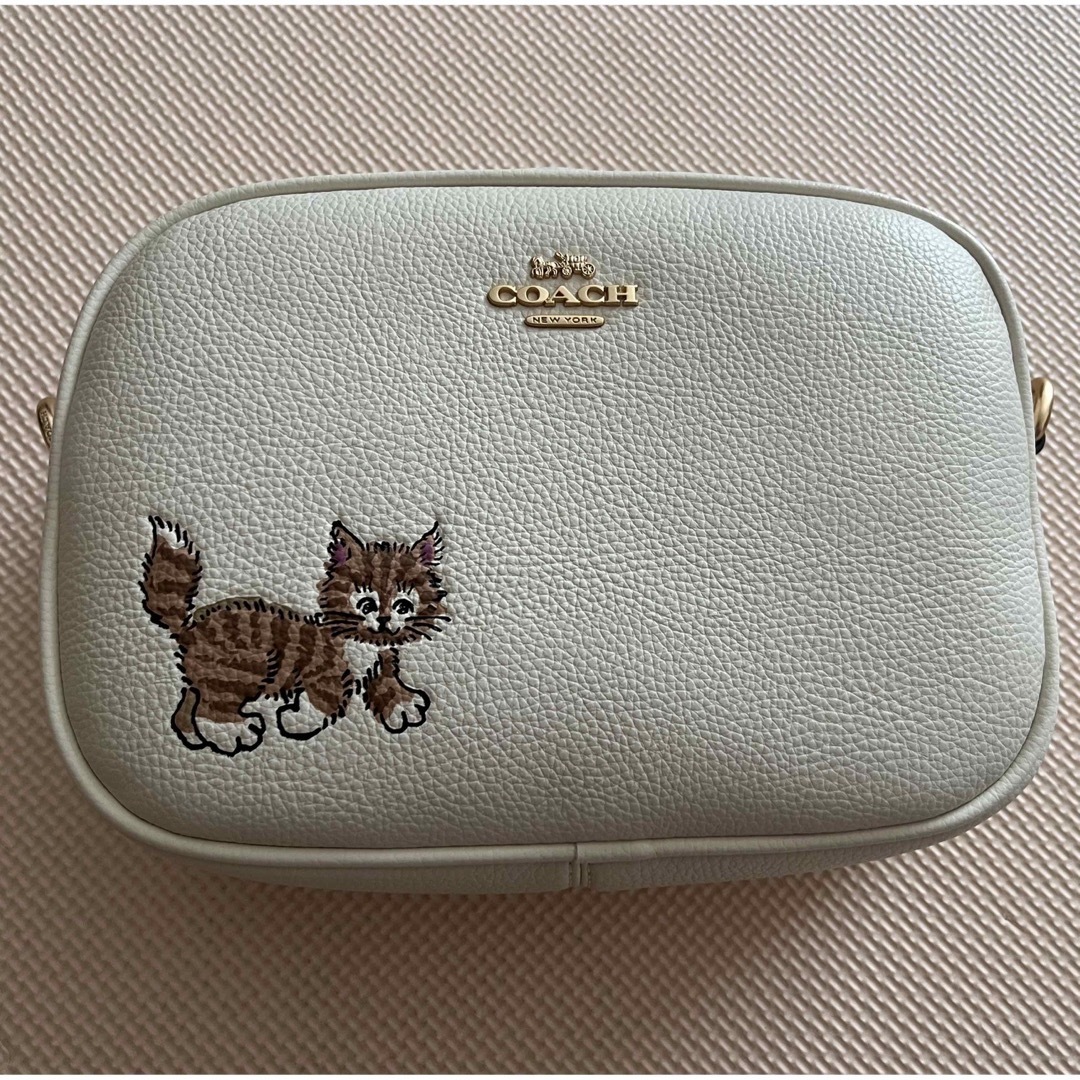 最終価格】コーチ COACH ショルダーバック カメラバッグ 猫 キャット-