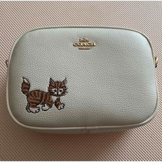 コーチ(COACH)の【最終価格】コーチ COACH ショルダーバック カメラバッグ 猫 キャット(ショルダーバッグ)