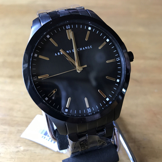 新品✨アルマーニエクスチェンジ クオーツ メンズ 腕時計 AX2144 ブラック