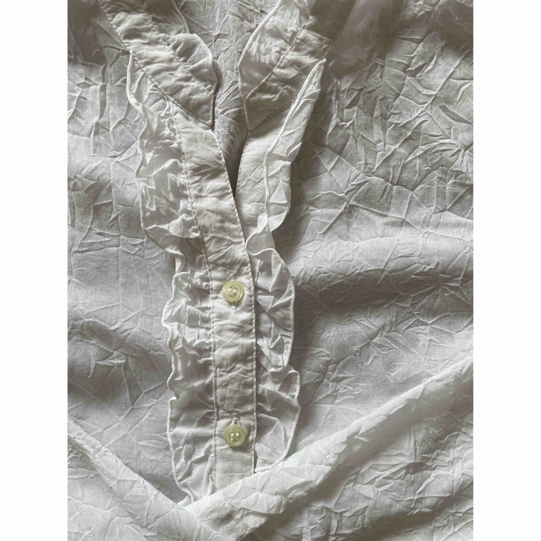 しわ加工　ブラウス　長袖 レディースのトップス(シャツ/ブラウス(長袖/七分))の商品写真