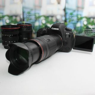 キヤノン(Canon)の❤️予備バッテリー付❤️キャノン EOS 6d マーク ii トリプルレンズ❤️(デジタル一眼)