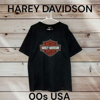 ハーレーダビッドソン(Harley Davidson)のハーレーダビットソン　古着　Tシャツ　00s USA 両面プリント　XL(Tシャツ/カットソー(半袖/袖なし))