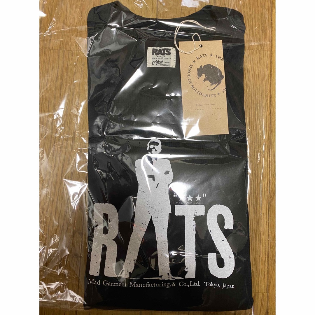 RATS - 【RATS】CASH TEE 新品未使用 ブラック Ｌサイズの通販 by go 