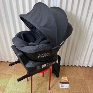 カーメイト(CAR MATE)の☆美品☆新生児　カーメイト　エールべべ　クルット4i　プレミアムⅡ　ISOFIX(自動車用チャイルドシート本体)