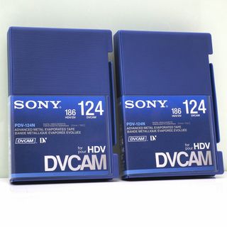 ソニー(SONY)の2本 SONY PDV-124N DVCAM テープ 124分 未使用(その他)