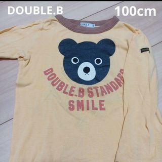 ダブルビー(DOUBLE.B)のDOUBLE.B　MIKI HOUSE　１００cm　長袖　ロンT(Tシャツ/カットソー)