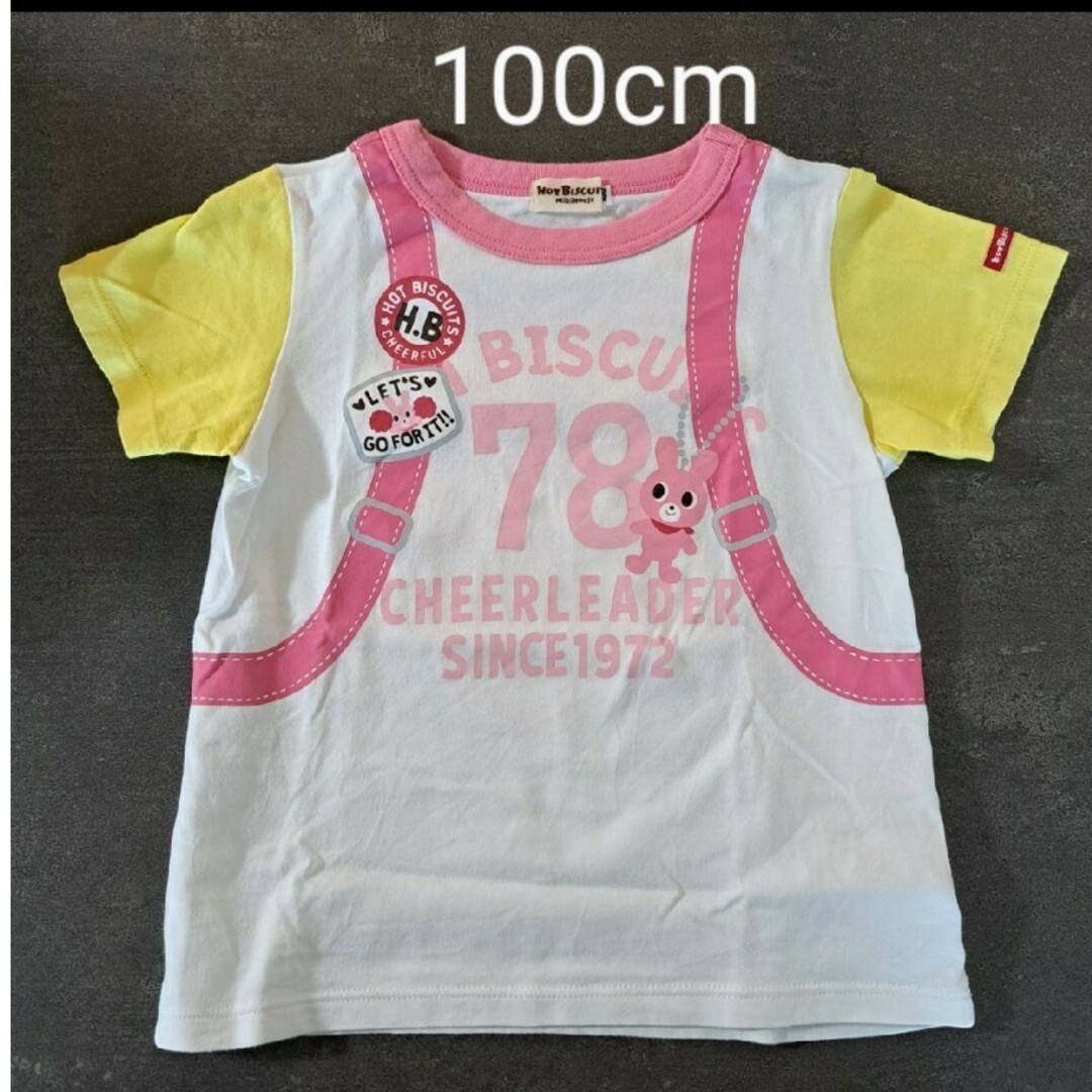 HOT BISCUITS(ホットビスケッツ)のホットビスケッツ　半袖　Tシャツ　100cm キッズ/ベビー/マタニティのキッズ服女の子用(90cm~)(Tシャツ/カットソー)の商品写真