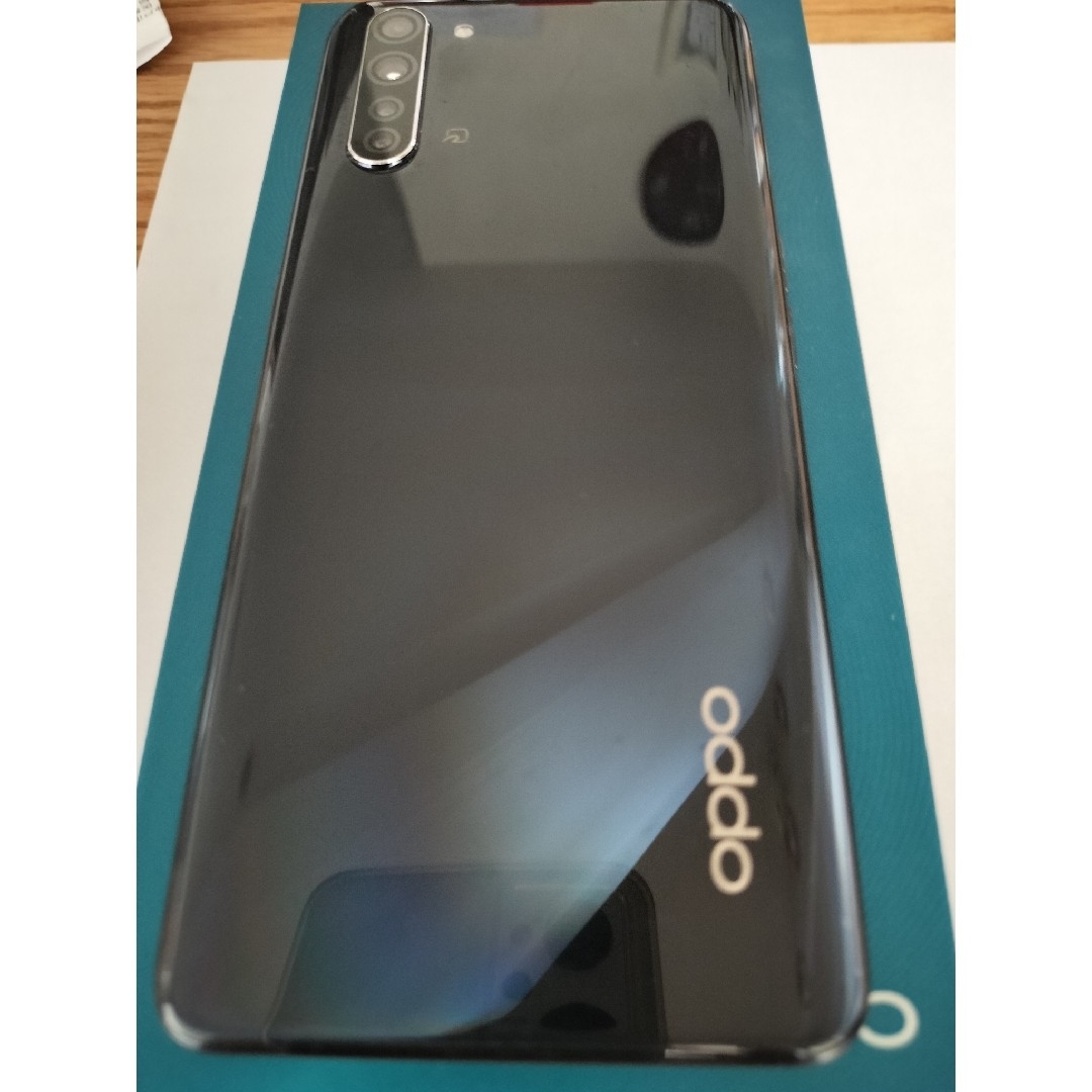 OPPO(オッポ)のOPPO Reno3A ブラック スマホ/家電/カメラのスマートフォン/携帯電話(携帯電話本体)の商品写真