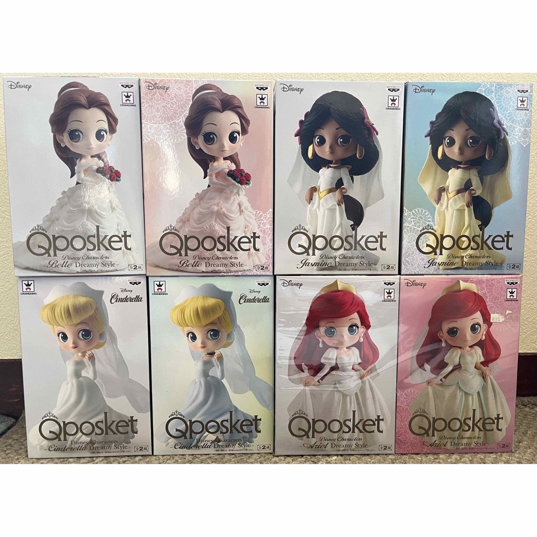 Qposket ディズニープリンセス Dreamy Style 8体　新品未開封